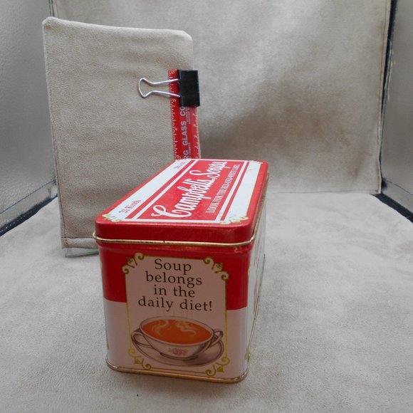 1996 Campbell's Soup Girl w/Bell Collectible Tin Bristolware - Picture 2 of 6